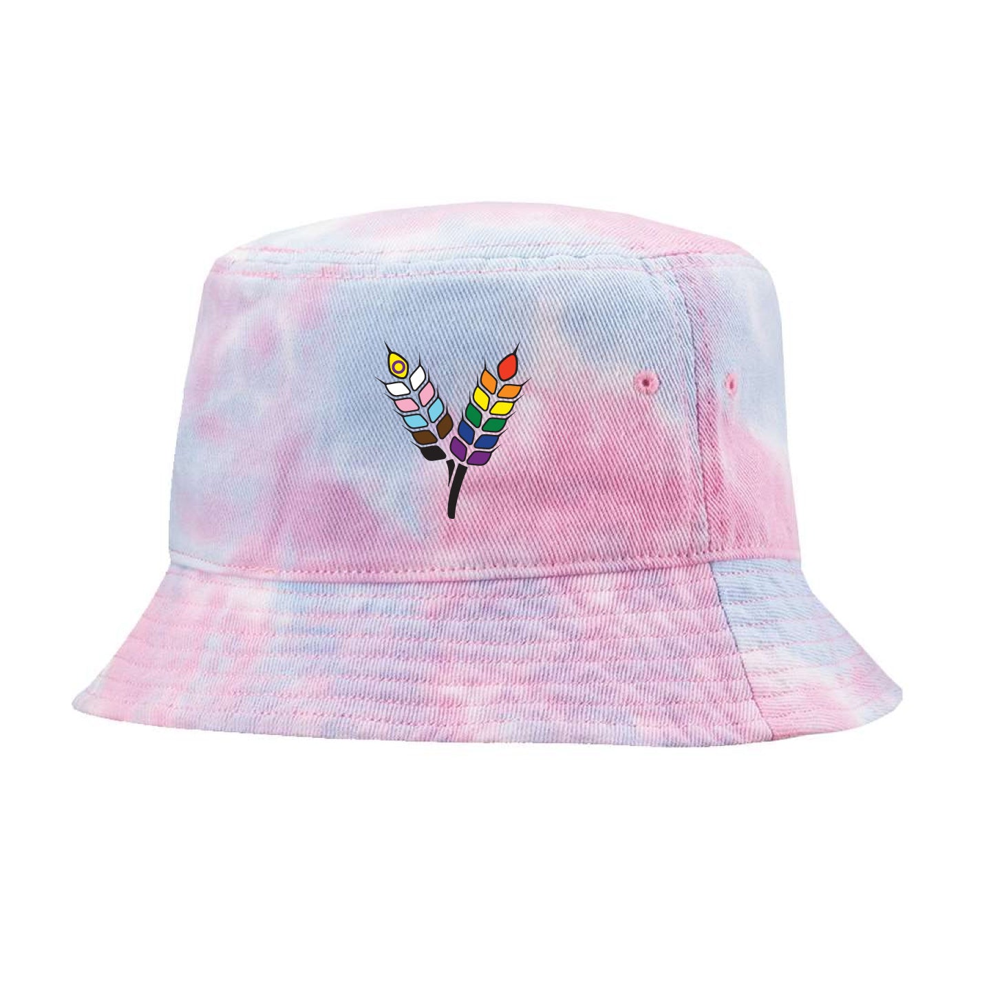 Prairie Pride Guild Icon Tie Dye Bucket Hat (PPGT008-2050)