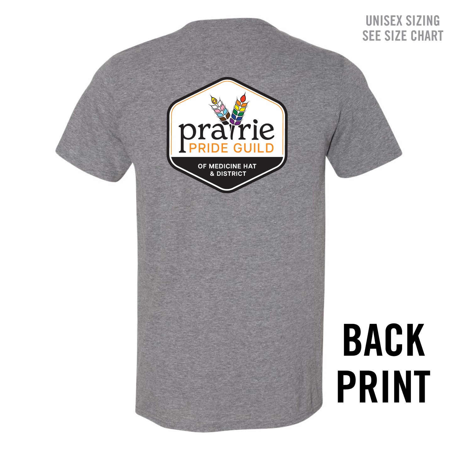 Prairie Pride Guild Full Logo Unisex T-Shirt (PPGT005-64000)