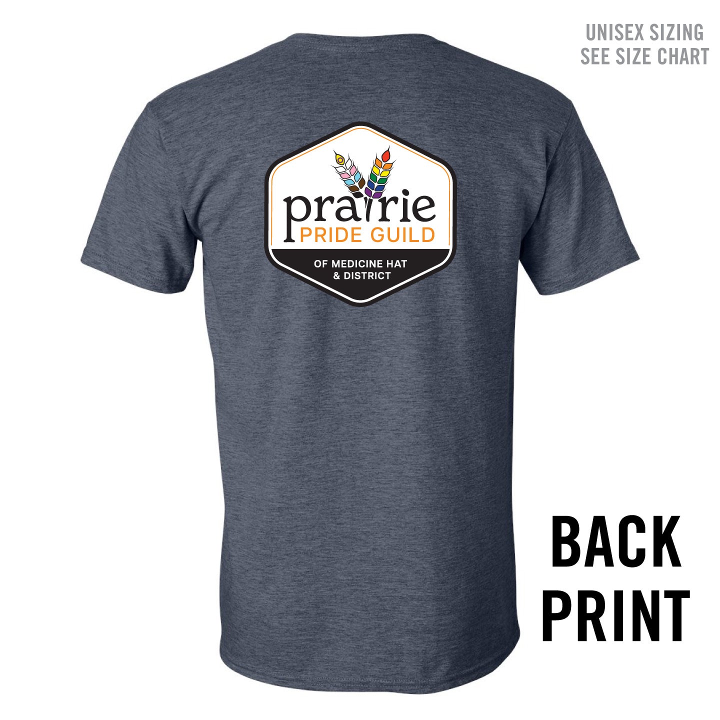 Prairie Pride Guild Full Logo Unisex T-Shirt (PPGT005-64000)