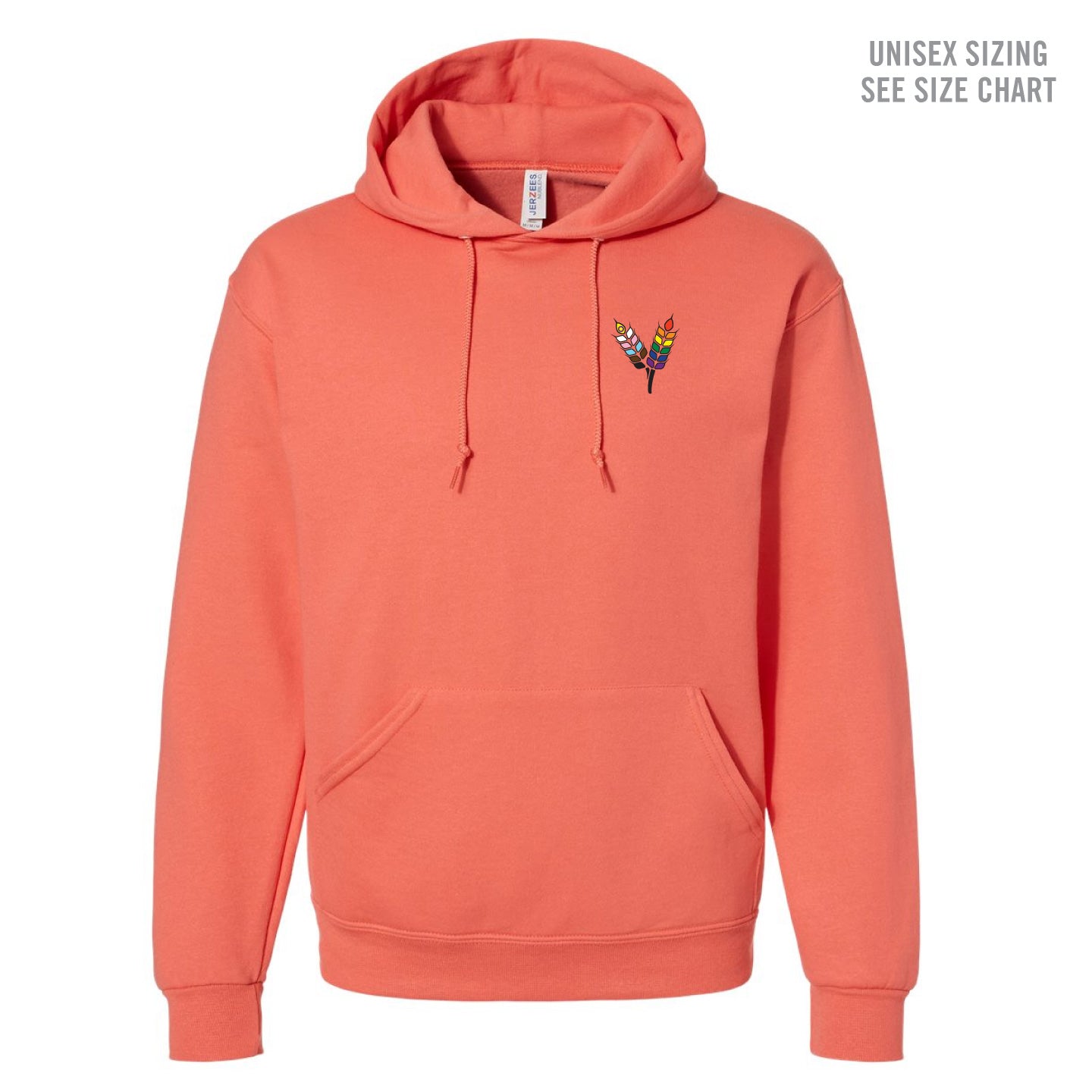 Prairie Pride Guild Small Icon Unisex Hoodie (PPGT001-996MR)