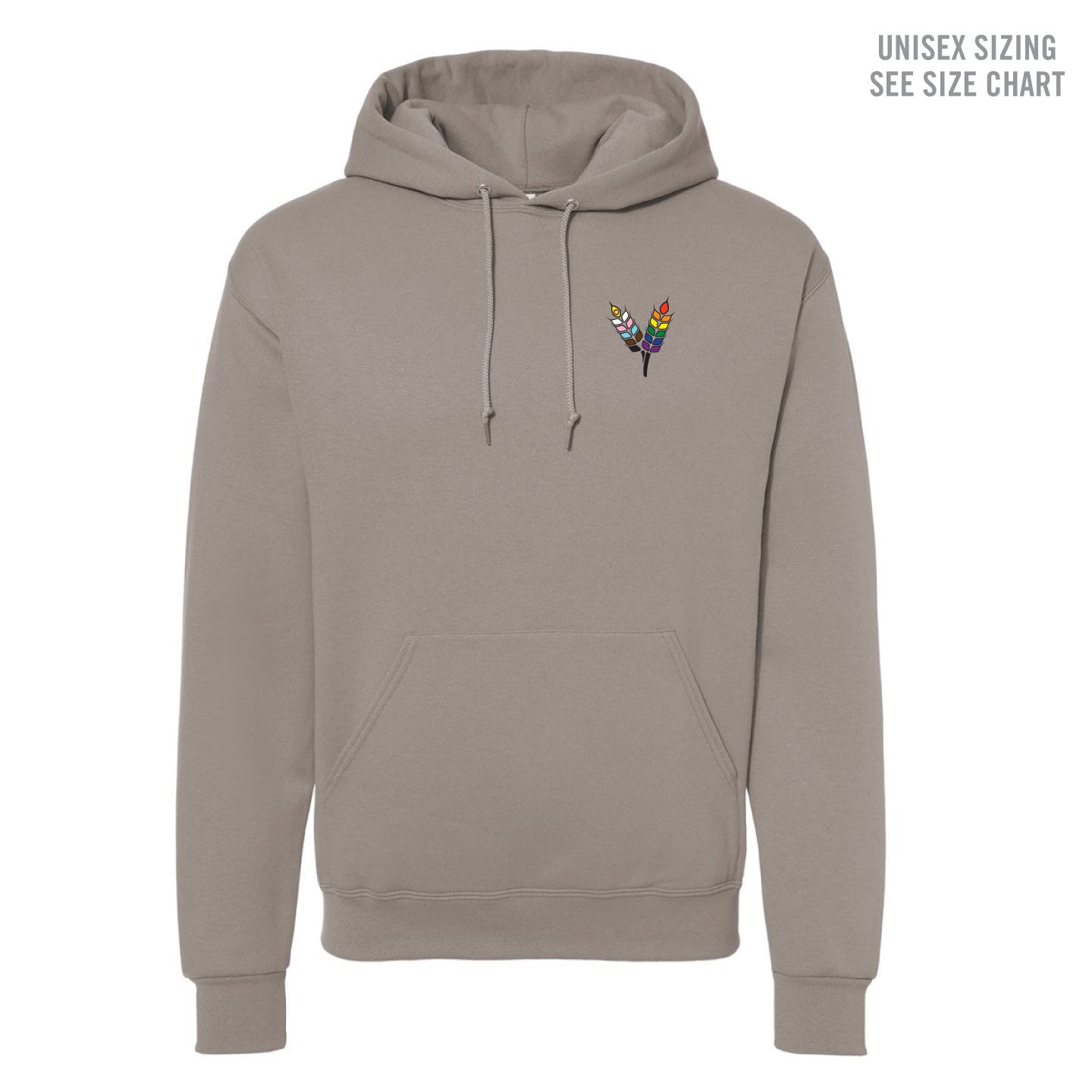 Prairie Pride Guild Small Icon Unisex Hoodie (PPGT001-996MR)