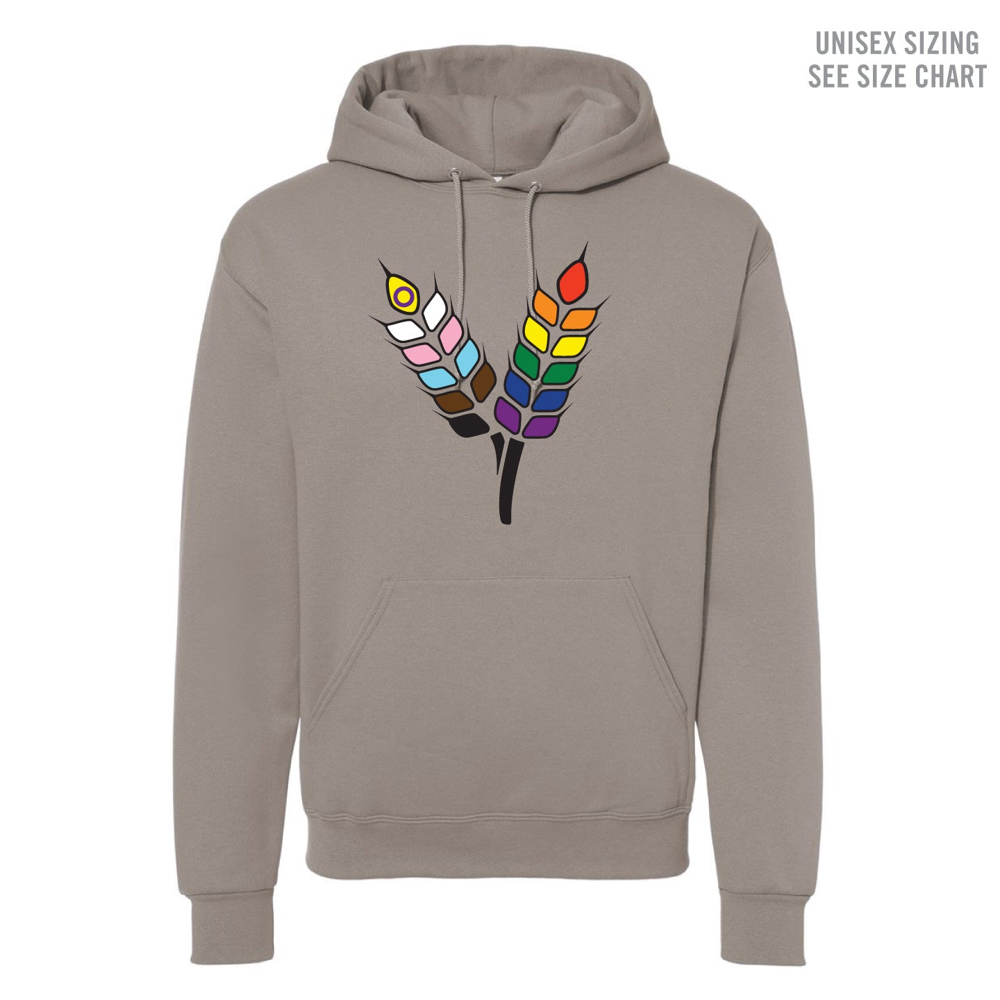 Prairie Pride Guild Large Icon Unisex Hoodie (PPGT002-996MR)