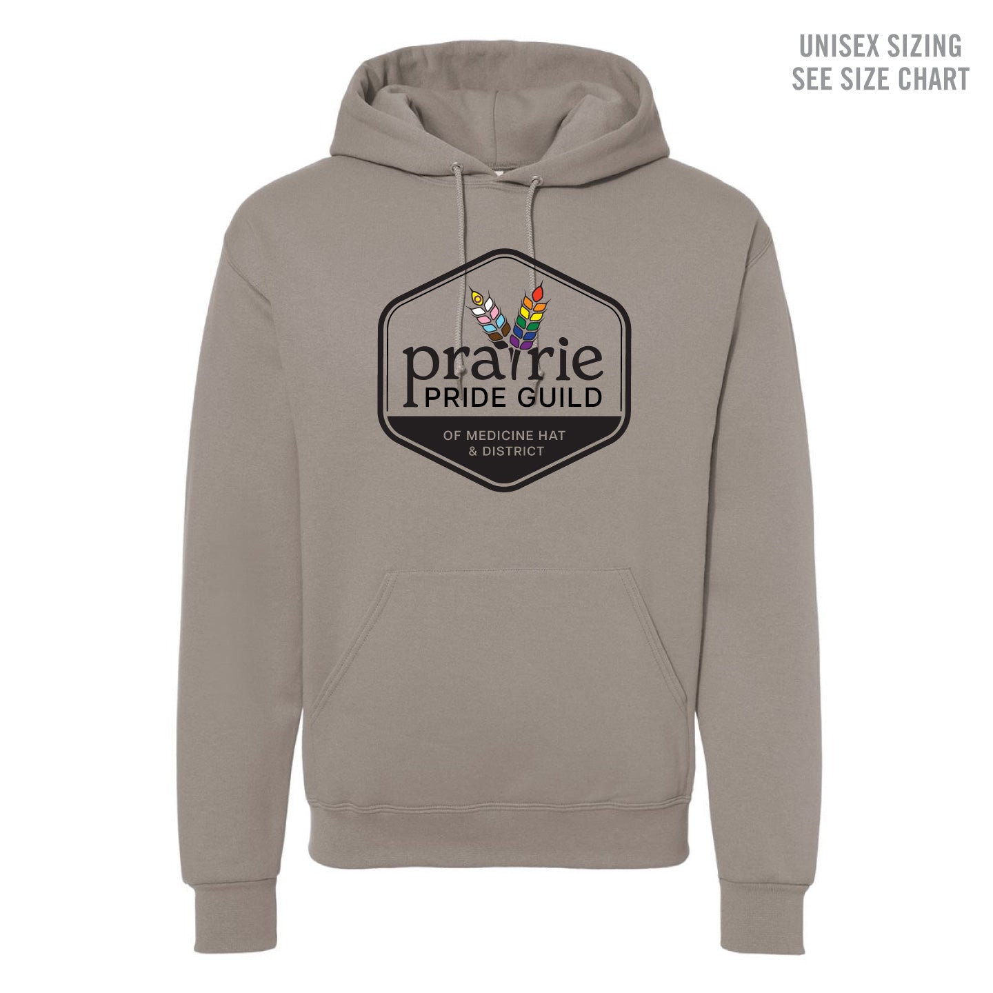 Prairie Pride Guild Light Logo Unisex Hoodie (PPGT004-996MR)