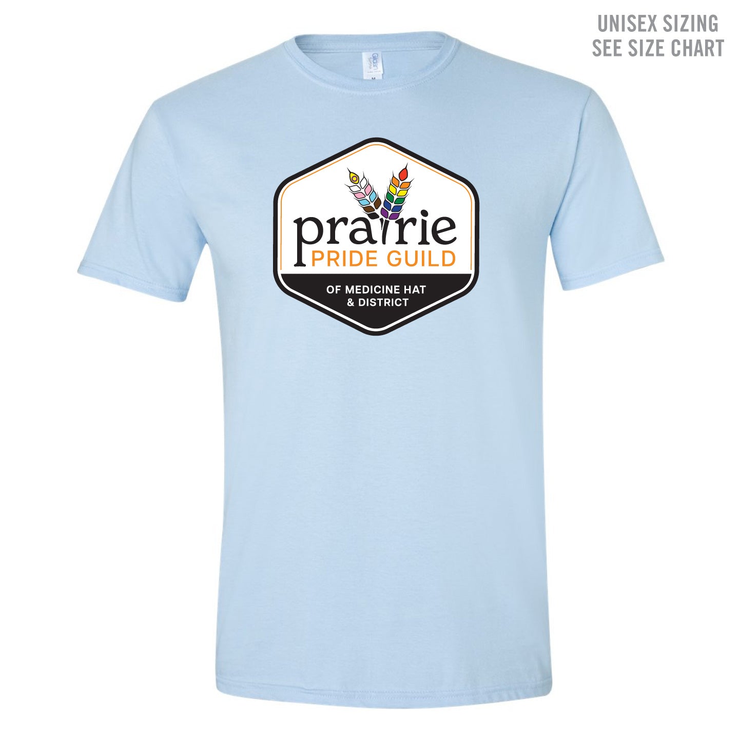 Prairie Pride Guild Full Logo Unisex T-Shirt (PPGT005-64000)