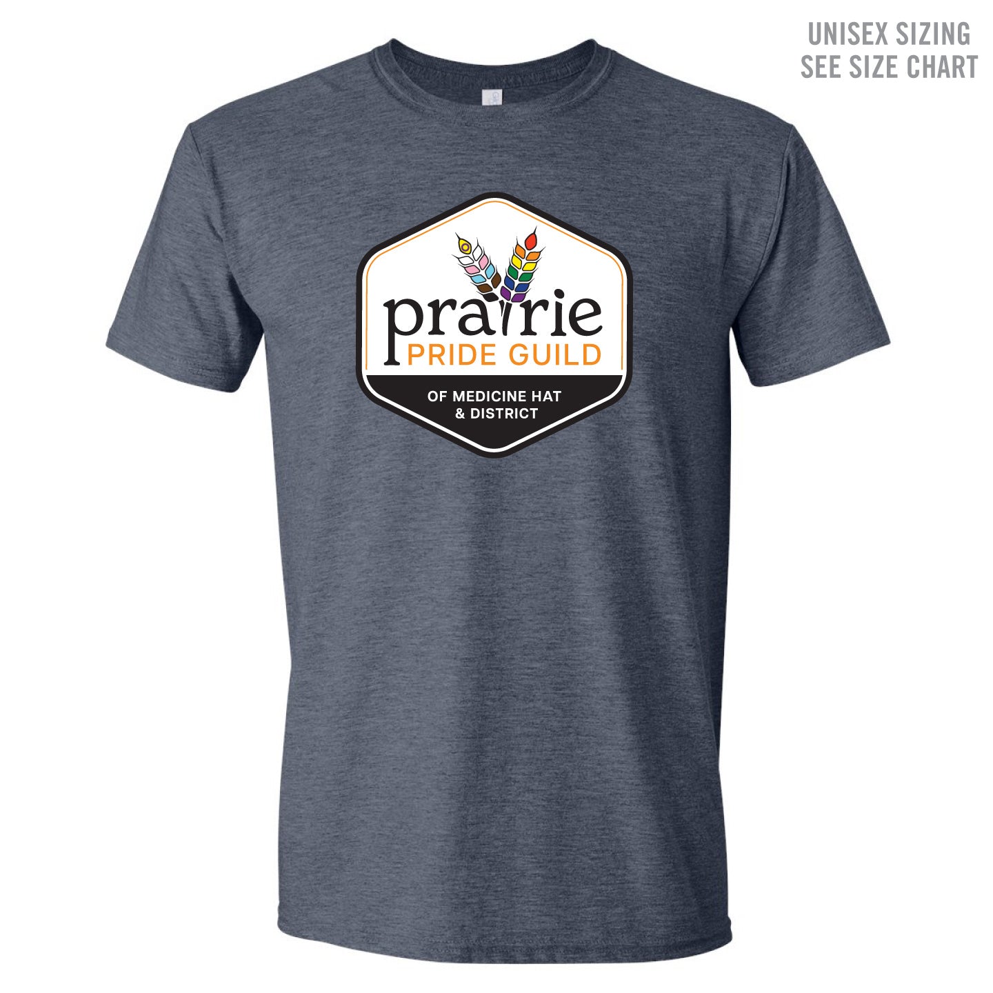 Prairie Pride Guild Full Logo Unisex T-Shirt (PPGT005-64000)