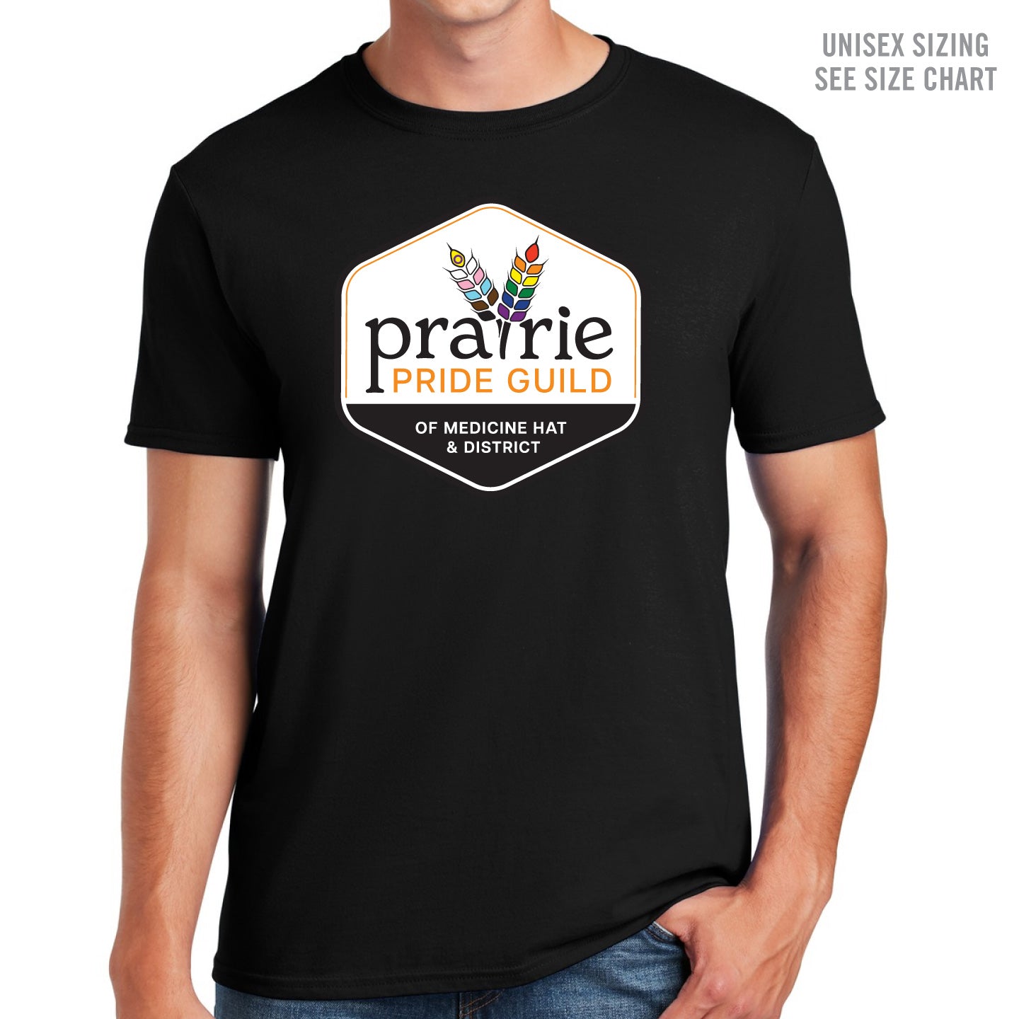 Prairie Pride Guild Full Logo Unisex T-Shirt (PPGT005-64000)