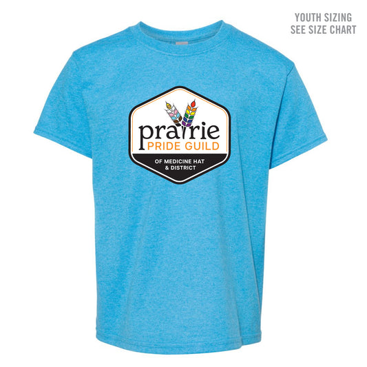 Prairie Pride Guild Full Logo YOUTH T-Shirt (PPGT007-5000B)