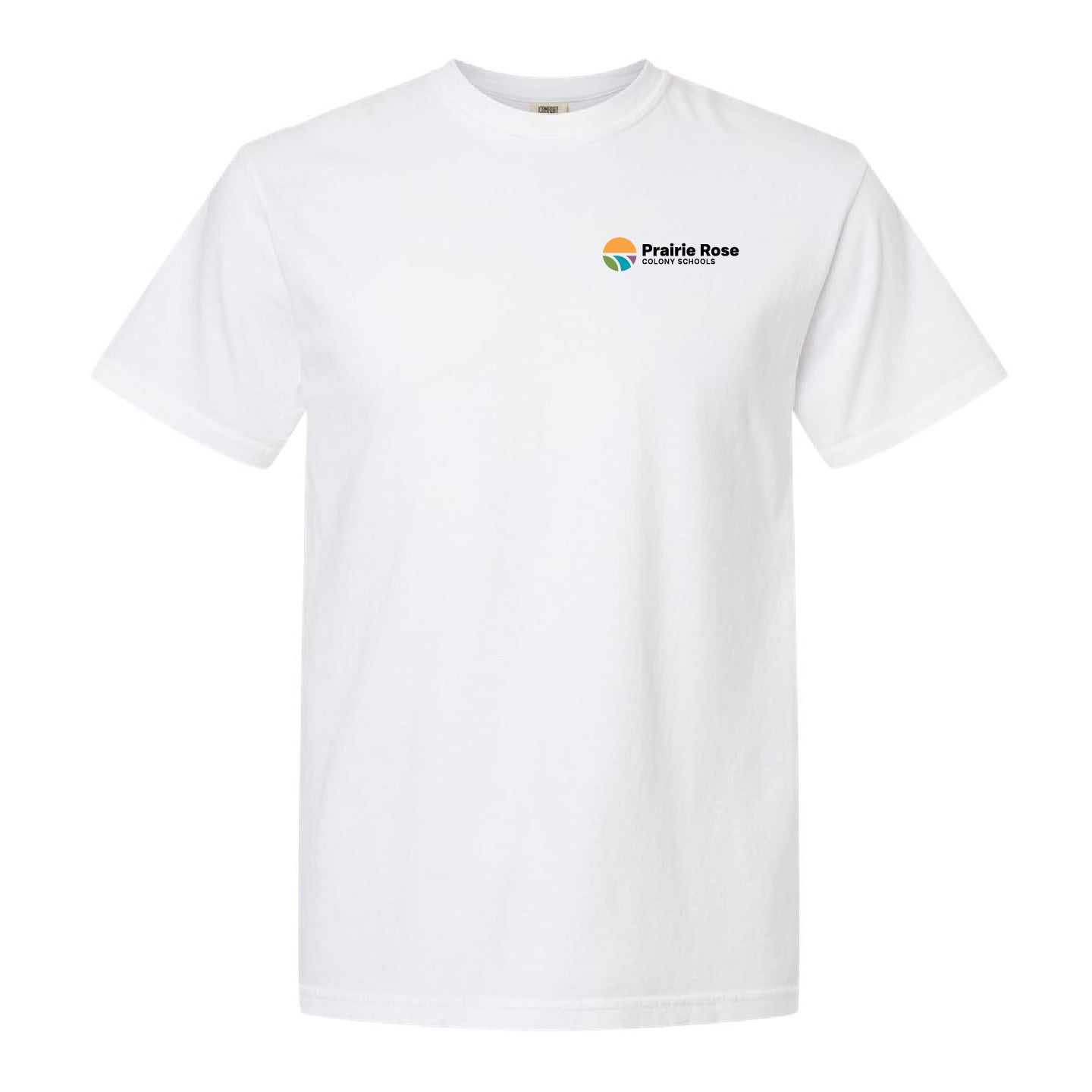 Prairie Rose Colony Schools Unisex Retro Dyed Ringspun T-Shirt (PRCST002-1717)
