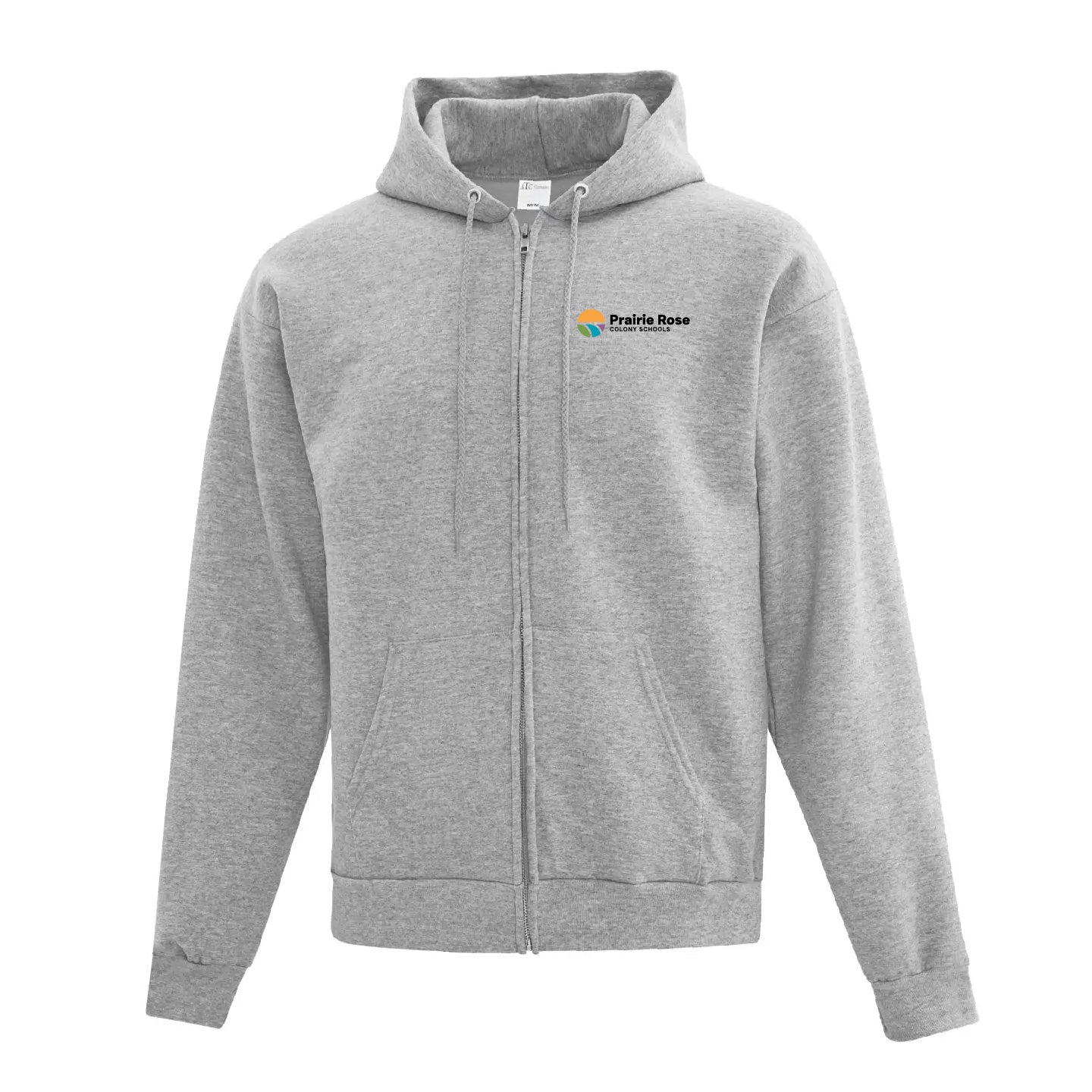 Prairie Rose Colony Schools Unisex Zip-Up Hoodie (PRCST002-F2600)