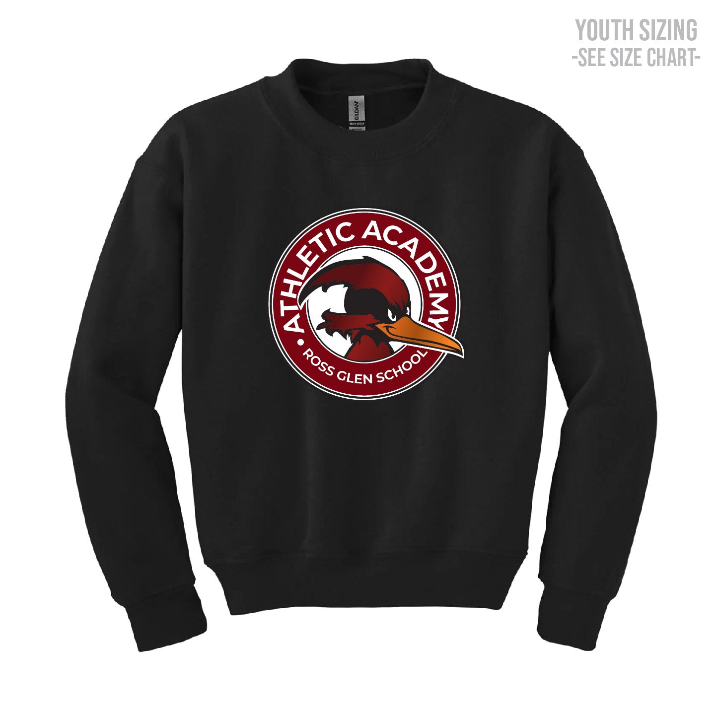 Ross Glen Athletic Academy YOUTH Crewneck Sweatshirt (RGST001-18000B)