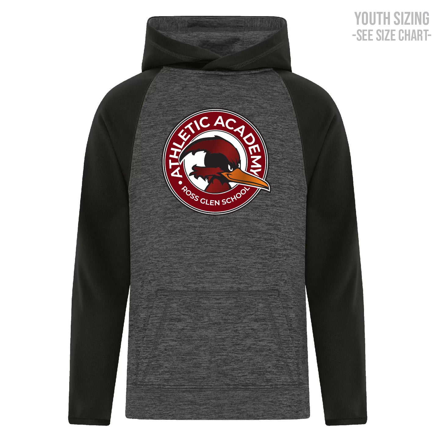 Ross Glen Athletic Academy YOUTH Performance Hoodie  (RGST002-Y2047)