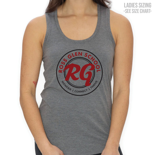 Ross Glen Maroon Crest LADIES Tank (RGST007-KOI8055L)