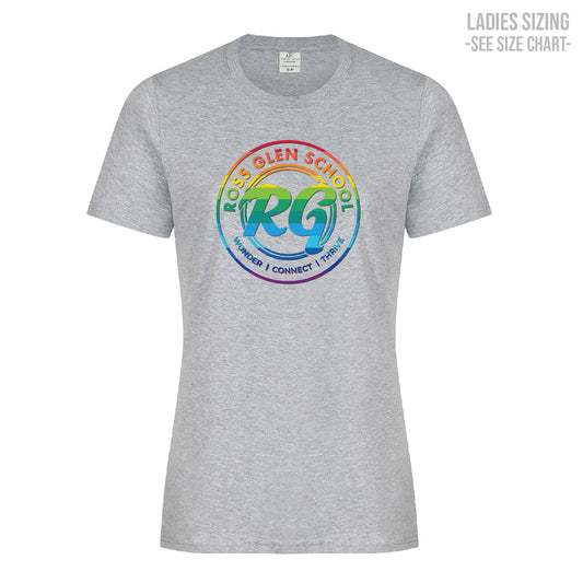 Ross Glen Pride Crest LADIES T-Shirt (RGST005-ATC2000L)