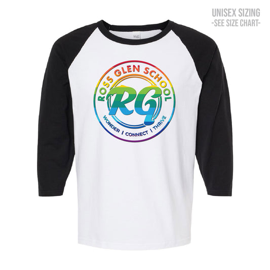 Ross Glen Pride Crest ADULT Baseball T-Shirt (RGST004-5540)