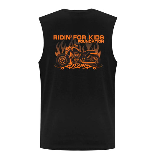Ridin' For Kids Unisex Sleeveless Muscle Shirt (RFKT002PC-ATC1002)