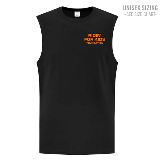 Ridin' For Kids Unisex Sleeveless Muscle Shirt (RFKT002PC-ATC1002)