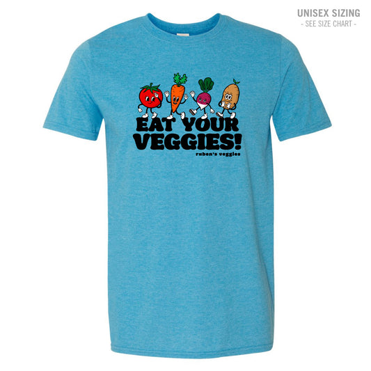 Ruben's Veggies Cartoony Unisex T-Shirt (RVT009-64000)