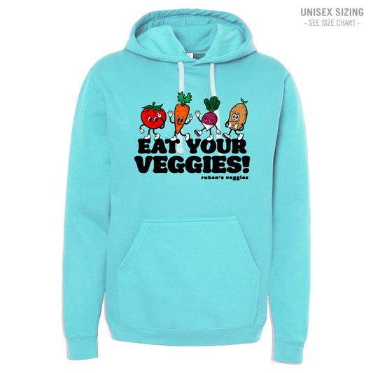 Ruben's Veggies Cartoony Unisex Hoodie (RVT009-3320)