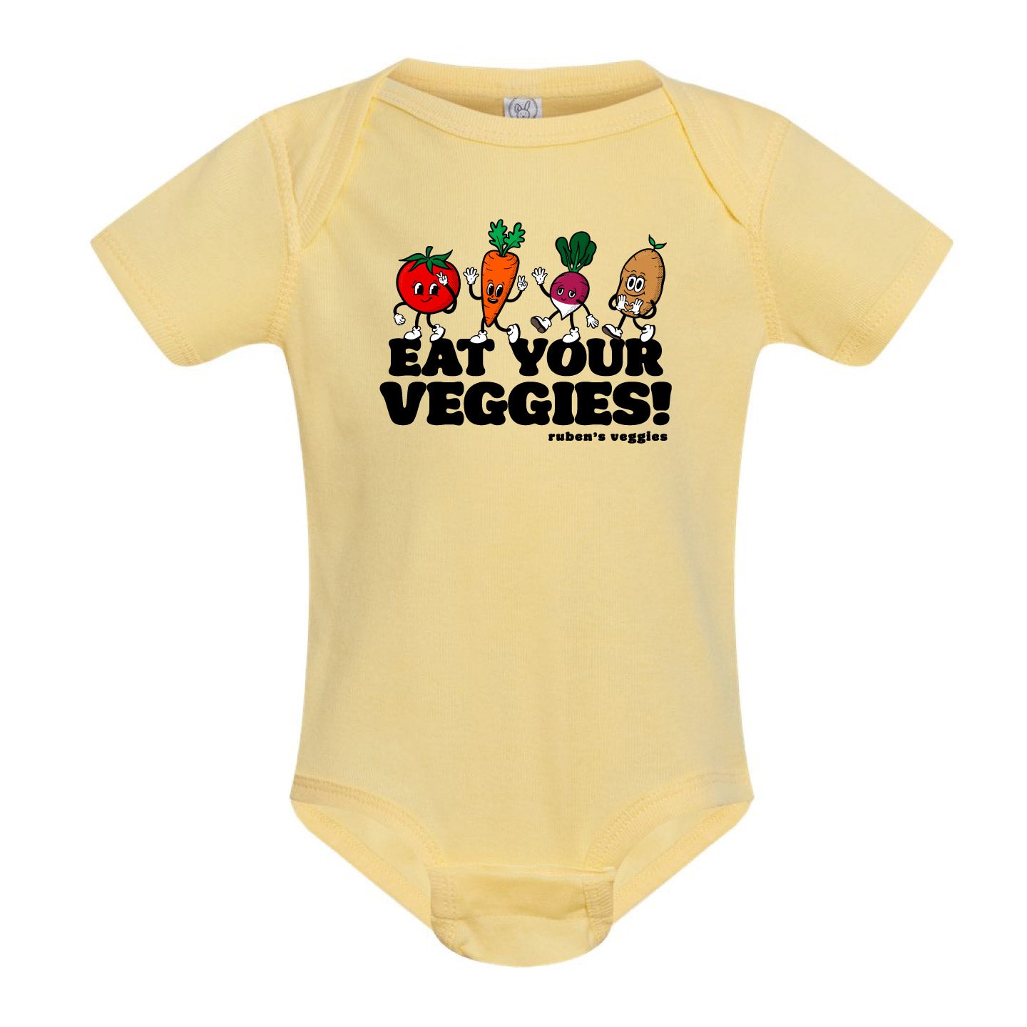 Ruben's Veggies Cartoony Infant Onesie (RVT011-4424)