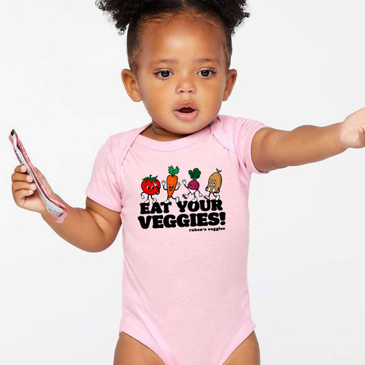 Ruben's Veggies Cartoony Infant Onesie (RVT011-4424)