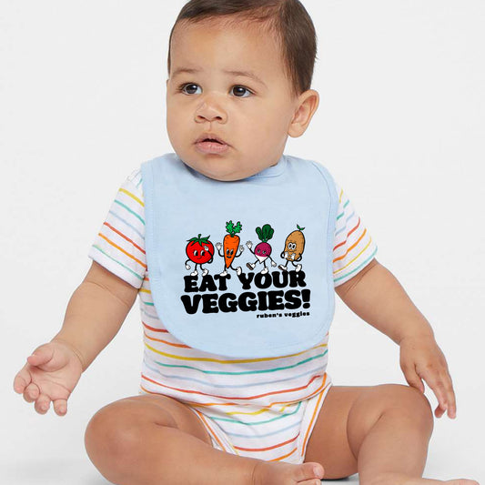 Ruben's Veggies Cartoony Infant Bib (RVT011-1005)