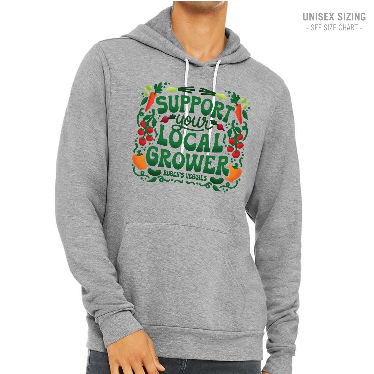 Ruben's Veggies Local Grower Premium Unisex Hoodie (RVT005-3719)