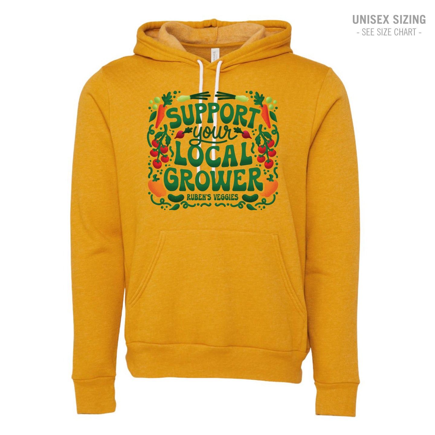 Ruben's Veggies Local Grower Premium Unisex Hoodie (RVT005-3719)