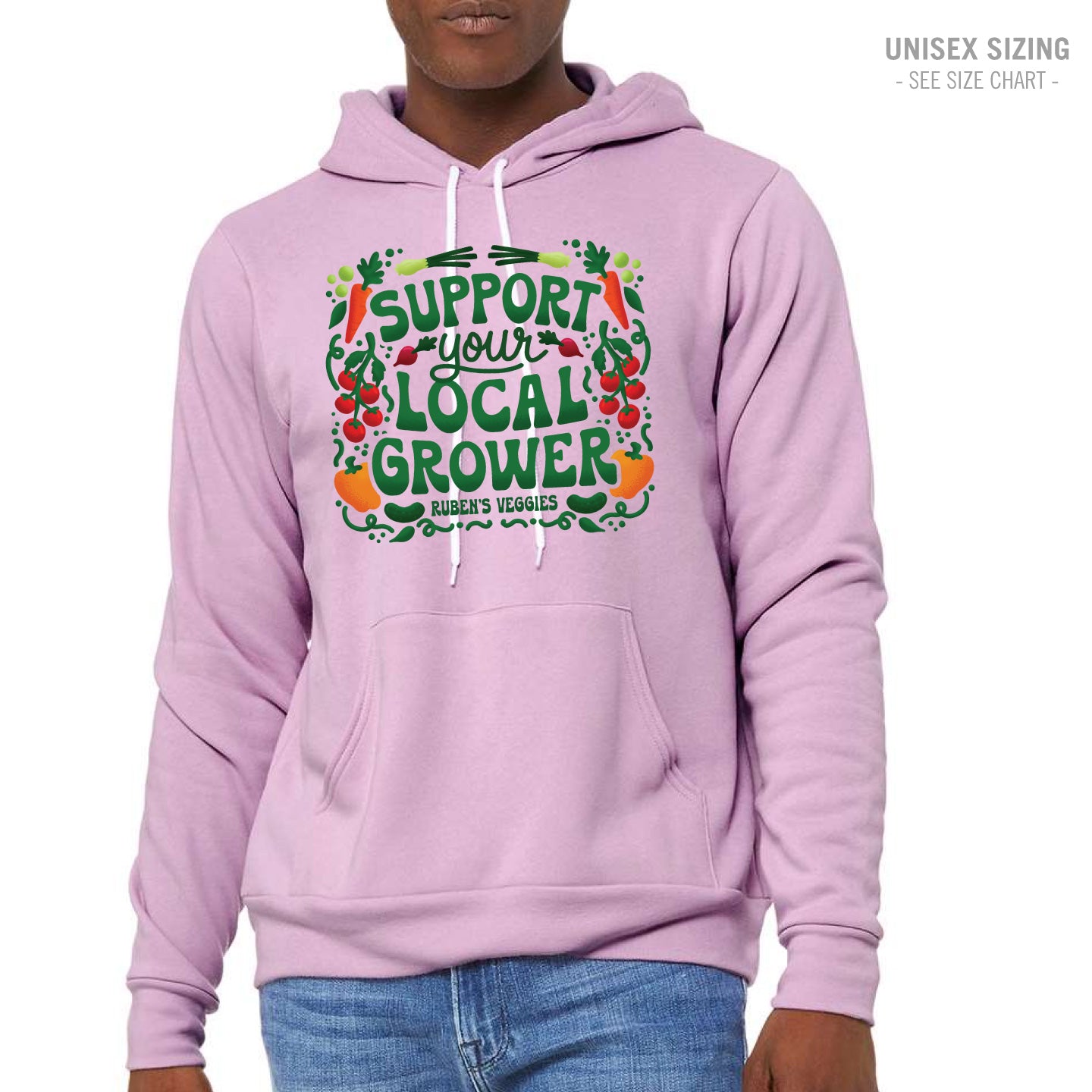 Ruben's Veggies Local Grower Premium Unisex Hoodie (RVT005-3719)