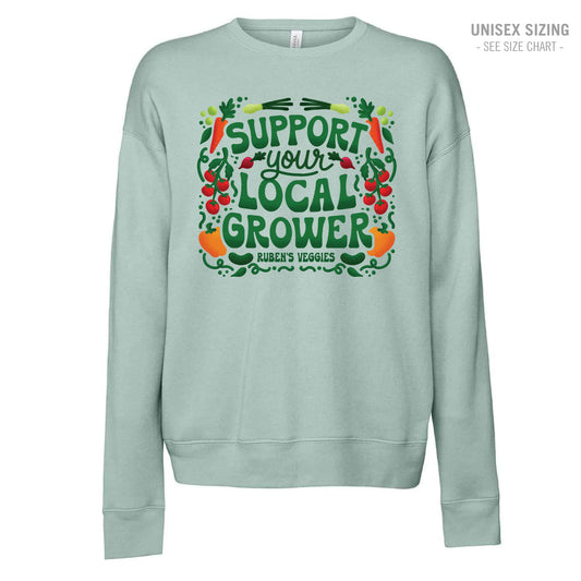 Ruben's Veggies Local Grower Premium Unisex Crewneck Sweatshirt (RVT005-3945)