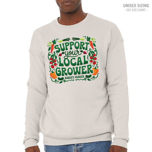 Ruben's Veggies Local Grower Premium Unisex Crewneck Sweatshirt (RVT005-3945)