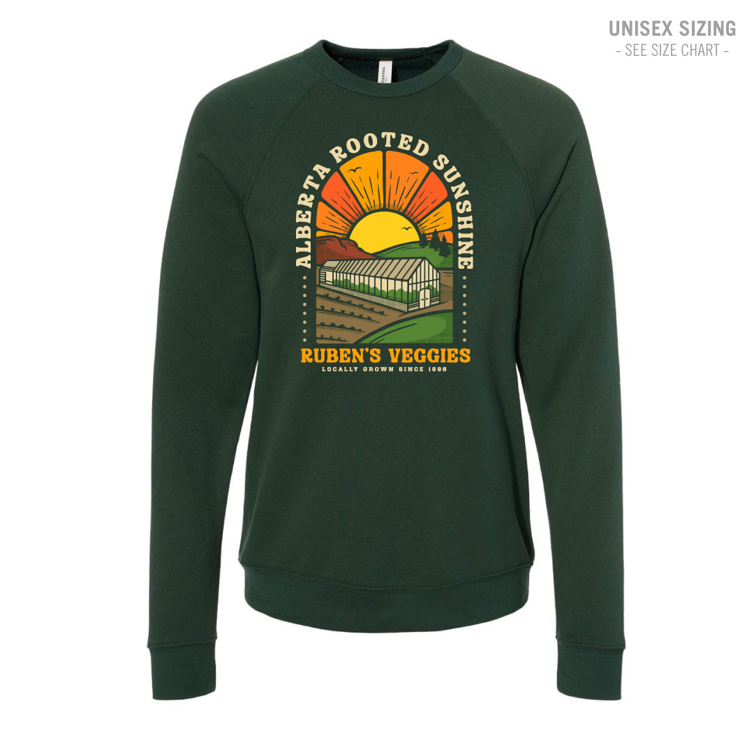 Ruben's Veggies Sunshine Premium Unisex Crewneck Sweatshirt (RVT001-3901)