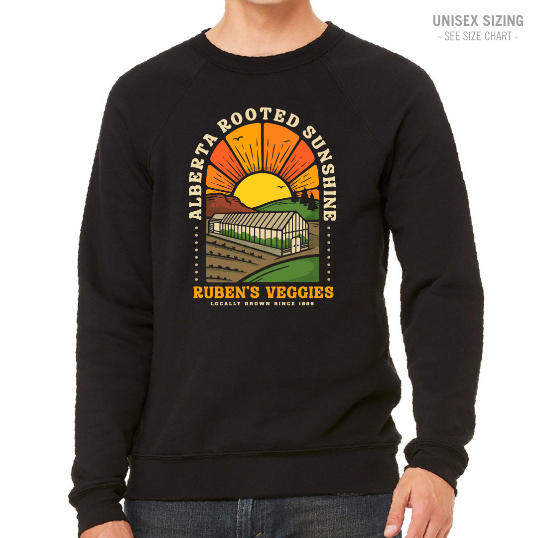 Ruben's Veggies Sunshine Premium Unisex Crewneck Sweatshirt (RVT001-3901)