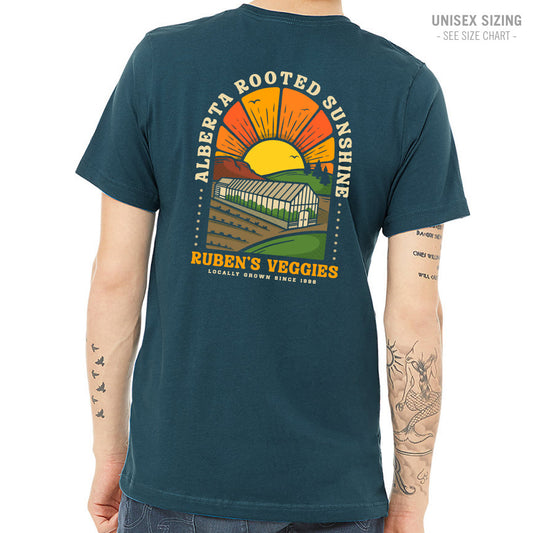 Ruben's Veggies Sunshine Premium Unisex Ringspun T-Shirt (RVT001/002-3001)