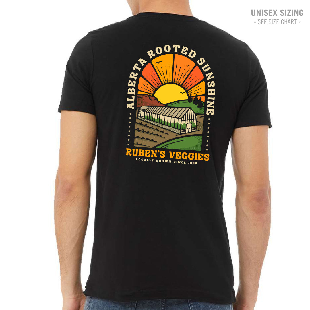 Ruben's Veggies Sunshine Premium Unisex Ringspun T-Shirt (RVT001/002-3001)
