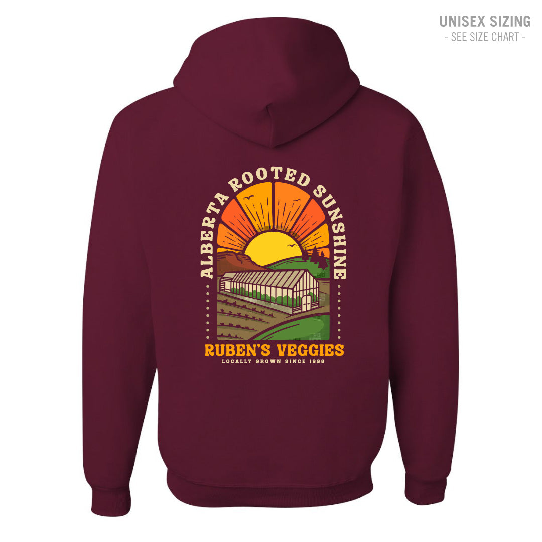 Ruben's Veggies Sunshine Unisex Hoodie (RVT001/002-996MR)