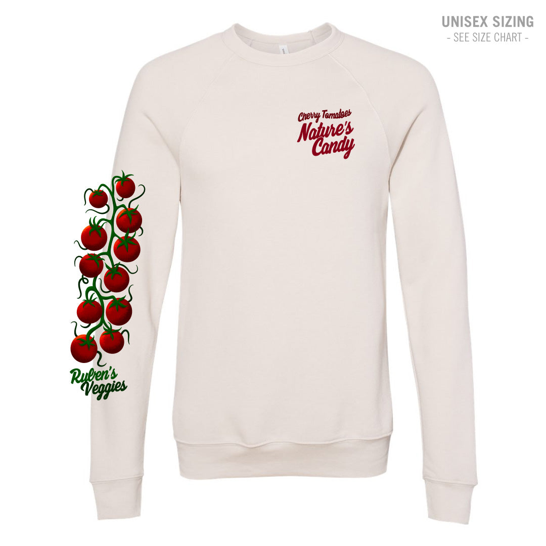 Ruben's Veggies Cherry Tomato Premium Unisex Crewneck Sweatshirt (RVT004-3901)