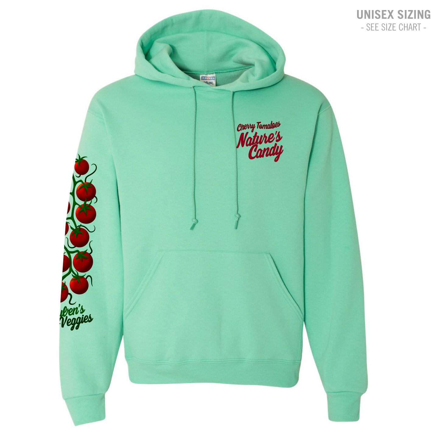 Ruben's Veggies Cherry Tomato Unisex Hoodie (RVT004-996MR)