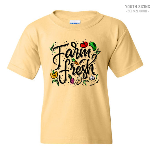 Ruben's Veggies Farm Fresh YOUTH T-Shirt (RVT007-5000B)