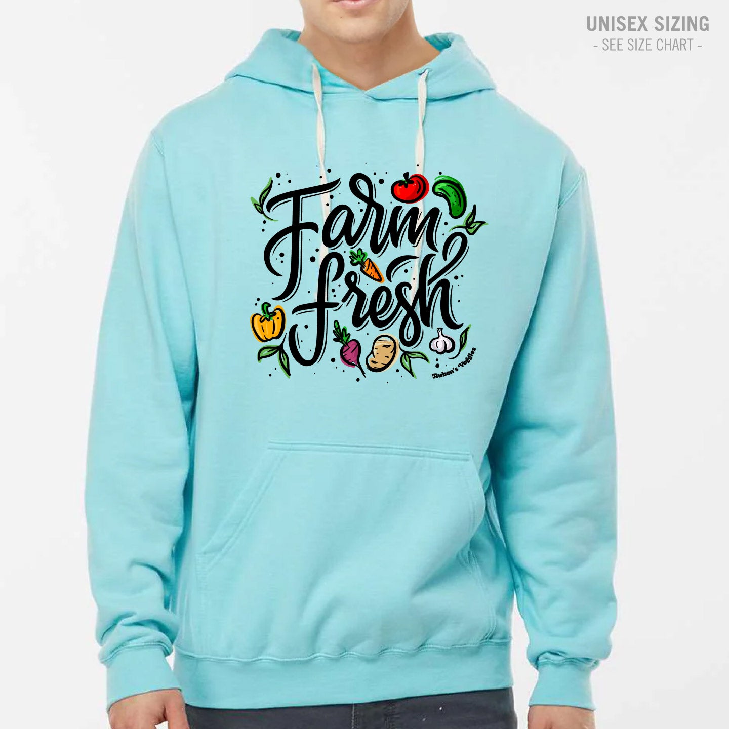 Ruben's Veggies Farm Fresh Unisex Hoodie (RVT014-3320)