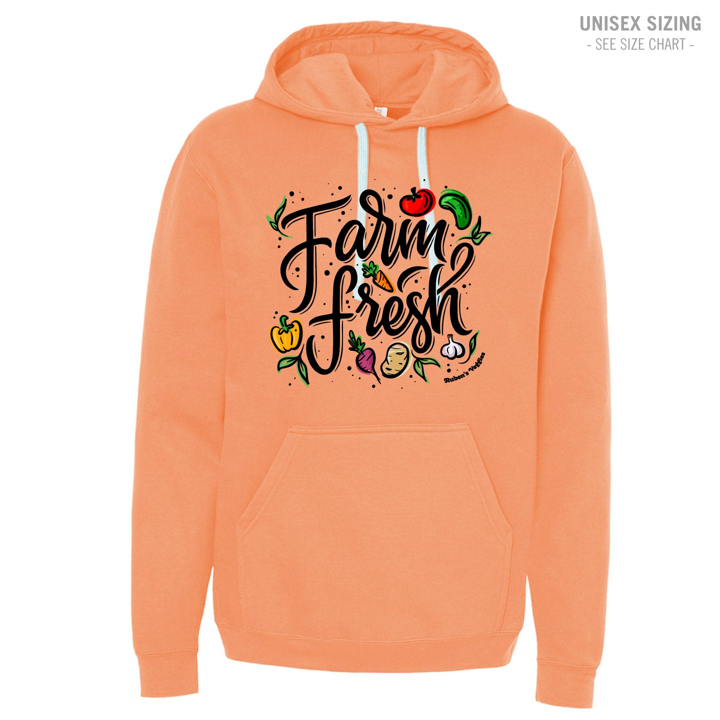 Ruben's Veggies Farm Fresh Unisex Hoodie (RVT014-3320)