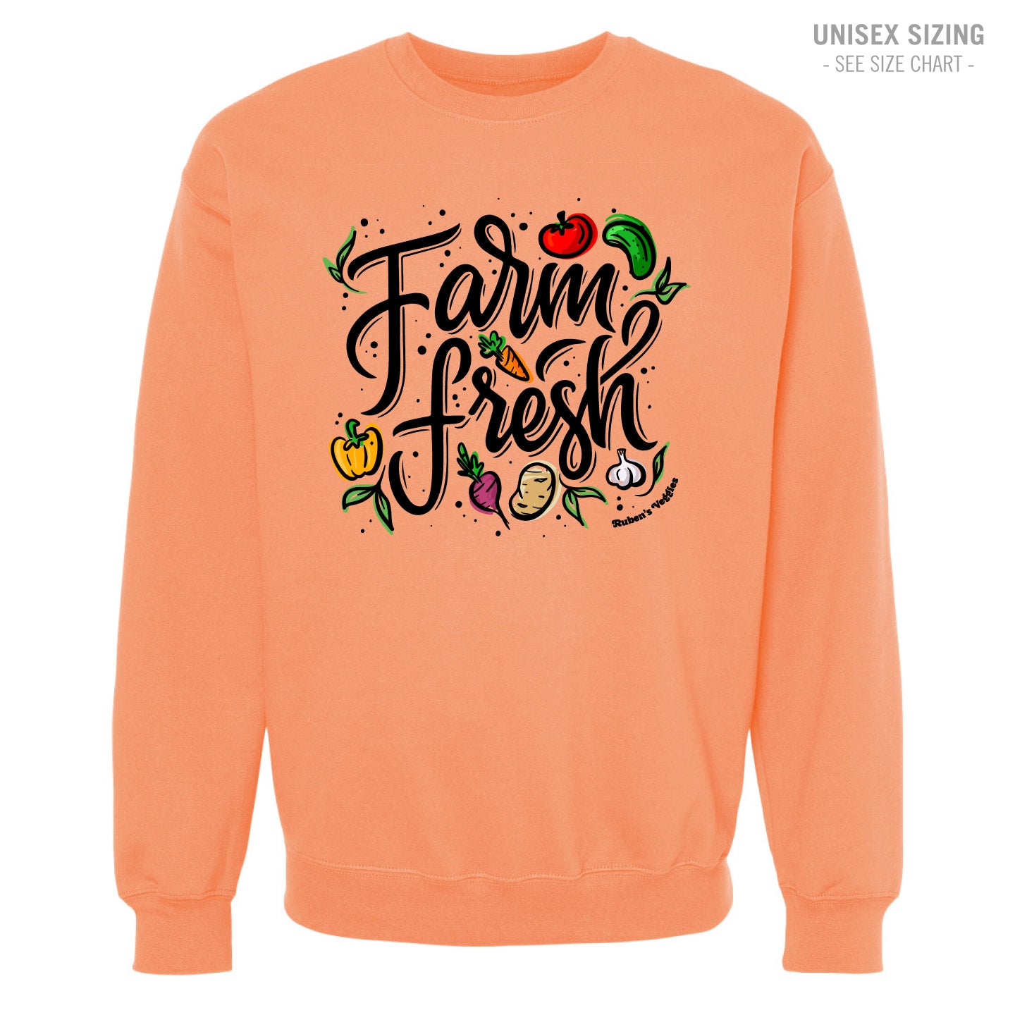 Ruben's Veggies Farm Fresh Crewneck Sweatshirt (RVT014-3340)