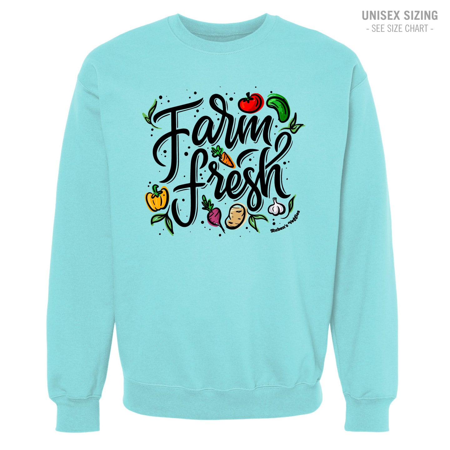 Ruben's Veggies Farm Fresh Crewneck Sweatshirt (RVT014-3340)