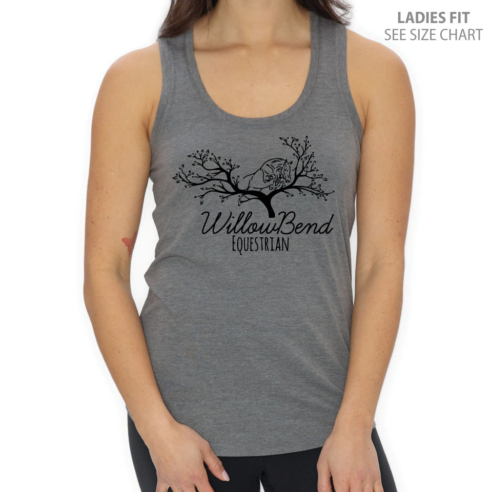 Willowbend Large Logo Ladies Racerback Triblend Tank (WBT003-KOI8055L)