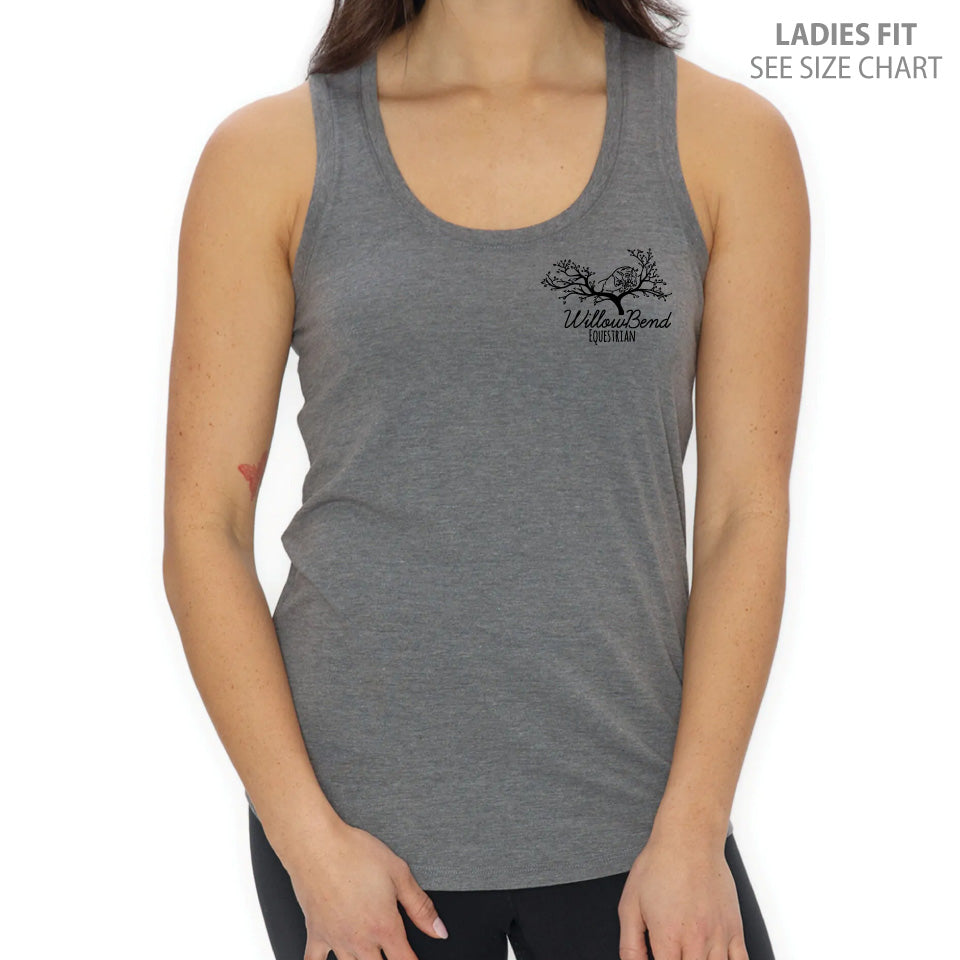 Willowbend Small Logo Ladies Racerback Triblend Tank (WBT001-KOI8055L)
