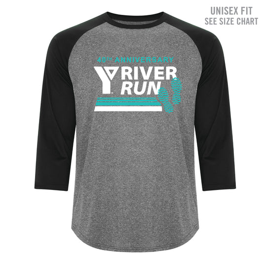 YMCA 2024 River Run Unisex Performance Baseball Tee  (RRT001-ATCS3526)
