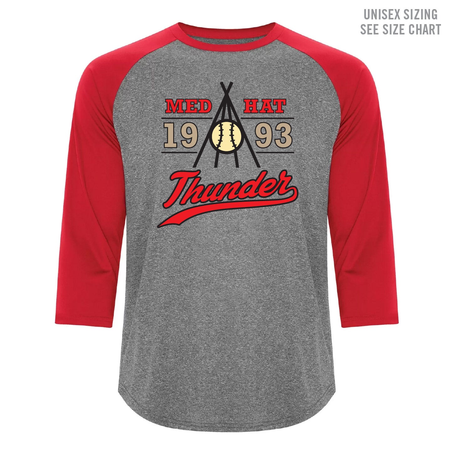 MH Thunder ADULT Performance Raglan Tee (THT017-S3526)
