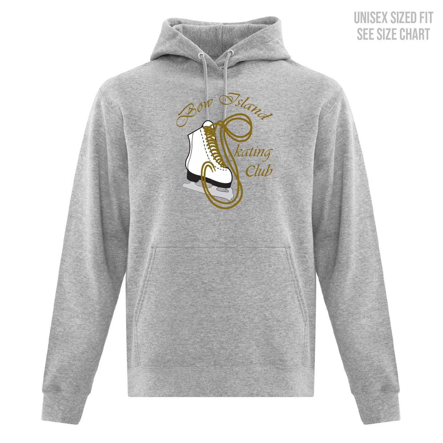 Bow Island Skating Club ADULT Pullover Hoodie (BIST001-F2500)