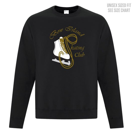 Bow Island Skating Club ADULT Crewneck Sweatshirt (BIST001-F2400)