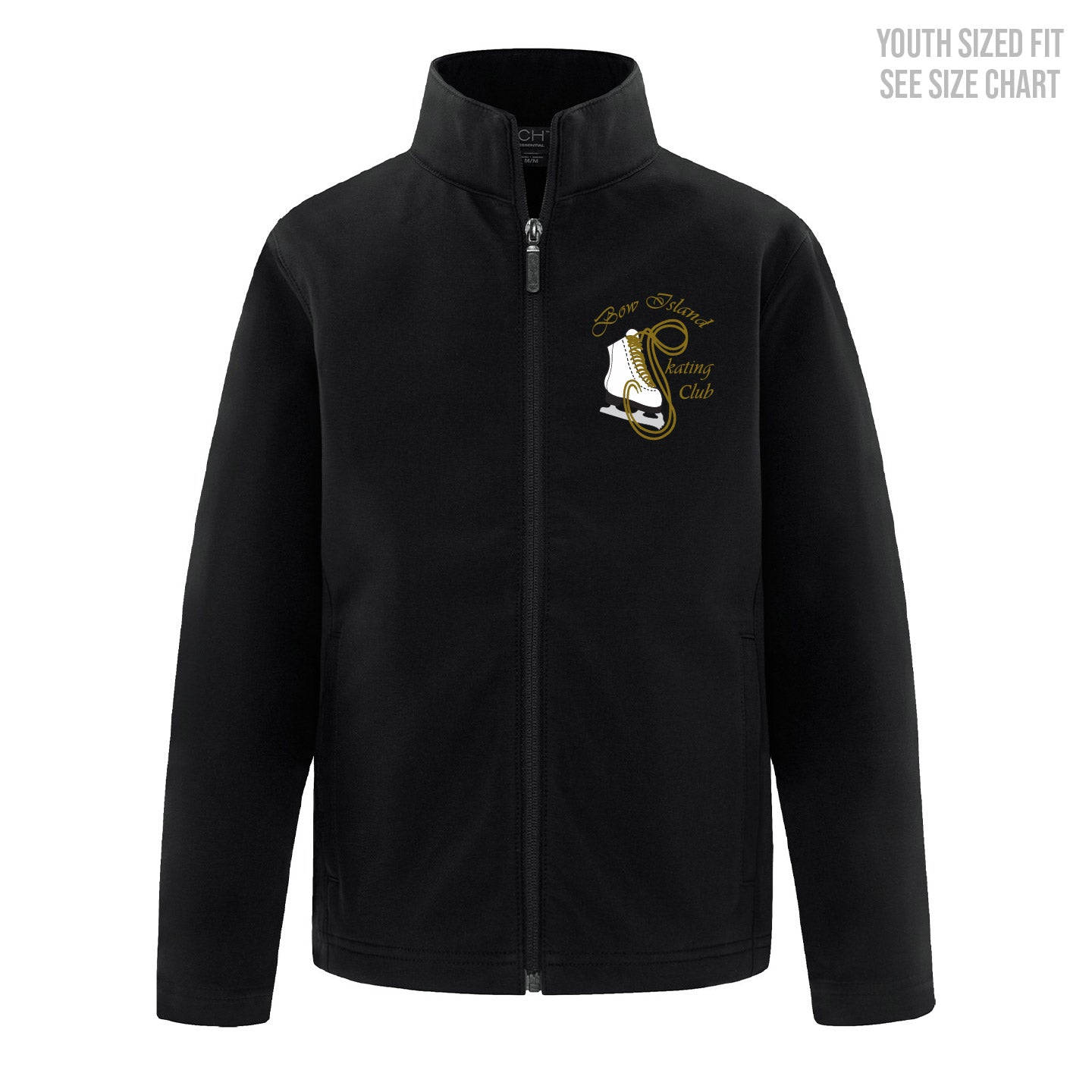 Bow Island Skating Club YOUTH Lightweight Jacket (BIST003-Y7610)