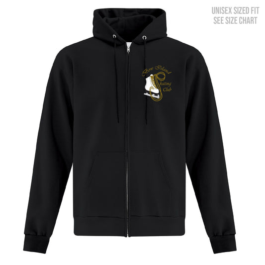 Bow Island Skating Club ADULT Zip-Up Hoodie (BIST003-F2600)